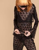 Handmade LIGI atelier POPPING THE NIGHT flare pant