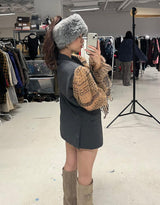 Fluffy faux fur headband