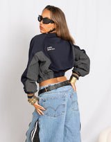 Vintage customized upcycled Adidas track jacket