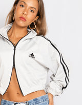 Vintage customized upcycled Adidas track jacket