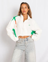 Vintage customized upcycled Nike track jacket