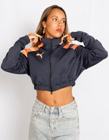 Vintage customized upcycled Puma track jacket