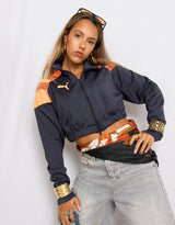Vintage customized upcycled Puma track jacket