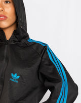 Vintage customized upcycled Adidas hooded track jacket