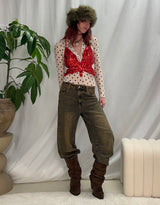 Butterfly sequin top