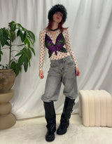 Butterfly sequin top