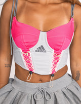 Vintage customized Adidas adjustable bustier top