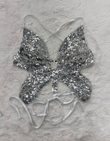 Butterfly sequin top