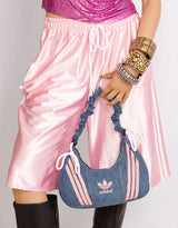 Vintage customized Adidas adjustable bag with bows