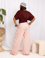 Ruched batwing top