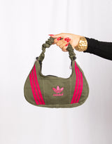 Vintage customized Adidas adjustable bag with bows