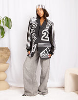 Vintage customized sports blazer with logo patches