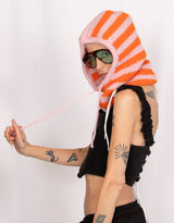 Striped balaclava