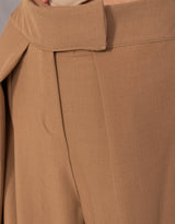 Oversized fluid wide leg trousers