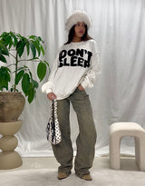 I don't sleep sweater