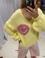 It's all good smiley sweater