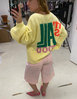 It's all good smiley sweater