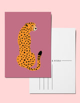 JUTKA & RISKA postcard cheetah