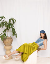 Flowy midi skirt