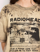 Radiohead faded graphic tee