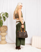 Flowy midi skirt