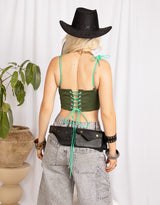 Vintage customized Nike adjustable bustier top