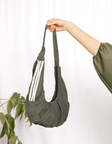 Vintage customized upcycled Adidas hobo shoulder bag