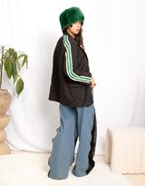 Vintage customized upcycled Adidas 3 stripe blazer