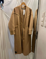 Oversized open coat