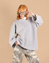 Oversized wide sweater