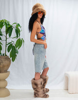 Butterfly sequin top