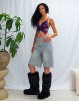 Butterfly sequin top