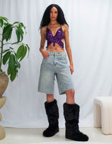 Butterfly sequin top