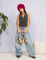 Fluffy faux fur headband