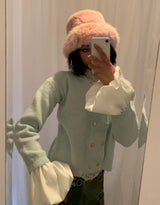 Soft faux furry buckethat