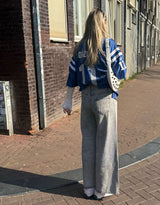 Sparkly wide leg jeans