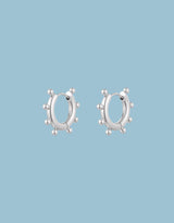 Tiny dots hoop earrings