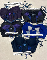 Vintage customized Nike adjustable corset top
