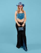 Vintage customized Adidas corset top