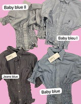 Vintage customized Ralph Lauren smocked top I