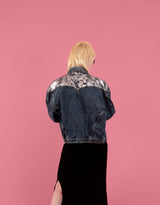 Vintage customized metallic Levi’s jacket