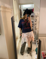 Vintage customized mermaid lace skirt