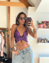 Butterfly sequin top