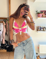 Butterfly sequin top