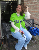 Button down sporty shirt