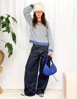 Wide balloon fit jeans