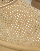 Sparkly platform ankle boots