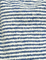 Palm sequin striped sweater