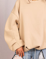 Oversized balloon sweater