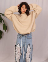 Oversized balloon sweater